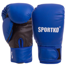 Перчатки боксерские искусственная кожа SPORTKO PD-2-M (кожвинил, размер 8-12oz, цвета в ассортименте)