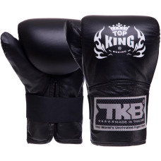 Снарядные перчатки-блинчики для бокса кожаные TOP KING Pro TKBMP-CT (р-р S-XL, цвета в ассортименте)