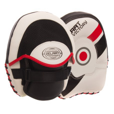 Мини-лапа боксерская изогнутая тренировочная PU 2штуки ZELART BO-1994 (р-р 21x18x8см, цвета в ассортименте)