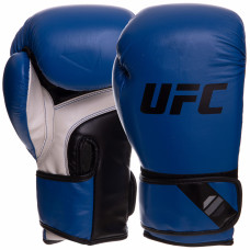 Перчатки боксерские PU UFC PRO Fitness UHK-75114 (PU, размер 18oz, синий)