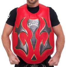 Жилет защитный для тайского бокса и кикбоксинга TOP KING Empower Creativity TKBDEM-01-SV (р-р S-XL, крепление на липучках, цвета в ассортимент