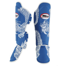 Защита голени и стопы Муай Тай, ММА, Кикбоксинг PU TWN DRAGON BO-9484 (р-р S-L, цвета в ассортименте)