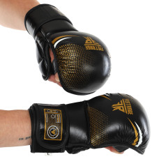 Перчатки Крабы спаринговые для MMA кожаные FISTRAGE VL-4158 (р-р S-XL, цвета в ассортименте)