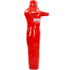 Манекен борцовский тренировочный Силуэт одноногий PVC BOXER 1022-01 (ткань ПВХ, наполнитель-ветошь х-б, высота 150см, цвета в ассортименте)