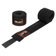 Бинты боксерские хлопок 2штуки Zelart BO-3619-3 (l-3м, цвета в ассортименте)