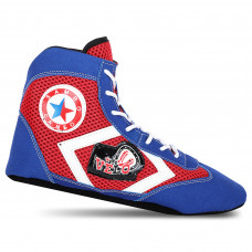 Борцівки для самбо VELO OB-5800 розмір 34-45 синій-червоний