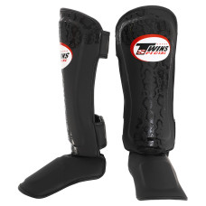 Защита голени и стопы детская Муай Тай, ММА, Кикбоксинг PU  TWN TW-2023 (р-р S-XL, цвета в ассортименте)