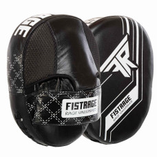 Лапа боксерская изогнутая тренировочная кожа 2штуки FISTRAGE VL-4308 (р-р 23x17x6см, цвета в ассортименте)