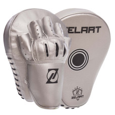 Лапа боксерская изогнутая тренировочная PU 2штуки ZELART BO-1350 (р-р 25x19x4см, цвета в ассортименте)