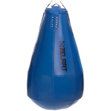 Мешок боксерский Капля набивная боксерская груша PU ZELART BO-1978 105х60см (верх-PU, нап-ветошь, d-60см l-105см, черный-красный)