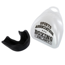 Капа боксерская одночелюстная в футляре Zelart BO-5129-L (EVA, р-р L для взрослых, цвета в ассортименте)