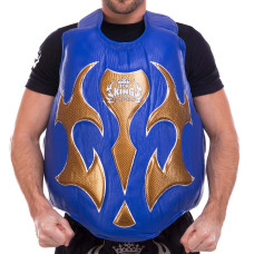 Жилет защитный для тайского бокса и кикбоксинга TOP KING Empower Creativity TKBDEM-01-GD (р-р S-XL, крепл. на липучках, цвета в ассортименте)