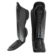 Защита голени и стопы Муай Тай, ММА, Кикбоксинг PU TWN SPIRIT BO-9485 (р-р S-L, цвета в ассортименте)