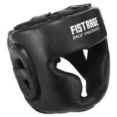 Шолом боксерський з повним захистом шкіряний FISTRAGE VL-4157 S-XL кольори в асортименті