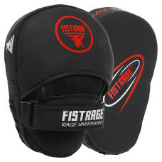 Лапа боксерская изогнутая тренировочная кожа 2штуки FISTRAGE VL-4149 (р-р 25х19х9см, цвета в ассортименте)