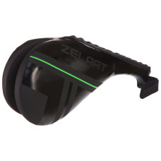 Ракетка для тхэквондо двойная Zelart VL-3094 (PU, наполнитель-пенополиуретан, черный-салатовый)