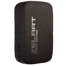 Макивара Прямая из натуральной кожи (1шт) ZELART VL-3308 (р-р 41x26x10см, поддержка для рук, черный)