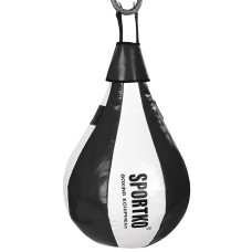 Груша подвесная Каплевидная набивная SPORTKO UR GP-3 (верх-PVC, нап.-рез.крош, тырса, d-35см, l-60см, вес-8кг, цвета в ассортименте)