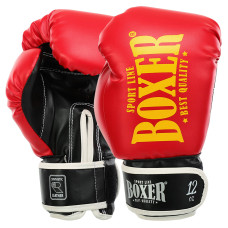 Перчатки боксерские искусственная кожа BOXER NEW 2022-N (размер 10-16oz, цвета в ассортименте)