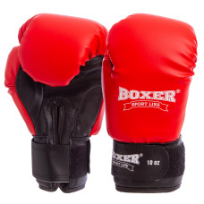 Перчатки боксерские искусственная кожа BOXER 2022 Элит (размер 10-16oz, цвета в ассортименте)