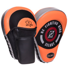 Лапа боксерская изогнутая тренировочная PU 2штуки ZELART BO-2885 (р-р 25x18,5x4,5см, цвета в ассортименте)