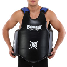 Захист корпусу пояс тренера для відпрацювання ударів BOXER 2039-01 чорний
