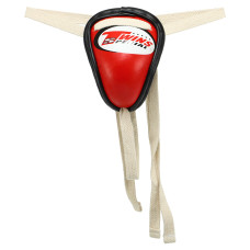 Защита паха мужская ракушка для тайского бокса и кикбоксинга TWN PD630 (сталь, кожа, р-р S-XL, цвета в ассортименте)