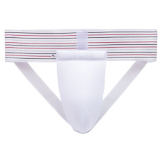 Защита паха мужская ракушка для единоборств SP-Sport BO-1432 (полиэстер, пластик, р-р S-XL, белый)