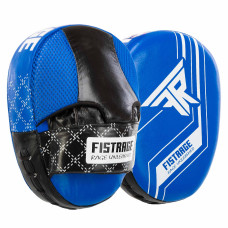 Лапа боксерська вигнута тренувальна шкіра FISTRAGE VL-4308 23x17x6см 2штуки кольори в асортименті