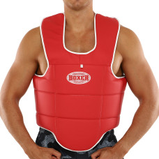 Жилет захисний для тхеквондо двосторонній BOXER 2038 S-XL синій-червоний
