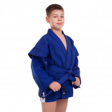 Комплект для самбо куртка шорты и пояс MATSA MA-3211 (хлопок-плотность 500г на м2, размер 1-3, рост-140-160см, цвета в ассортименте)