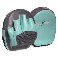 Мини-лапа боксерская изогнутая тренировочная PU 2штуки MAXXMMA MP04 (р-р 15x15x4см, цвета в ассортименте)