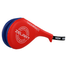 Ракетка для тхэквондо двойная Zelart F-06 (PU, наполнитель-пенополиуретан, цвета в ассортименте)