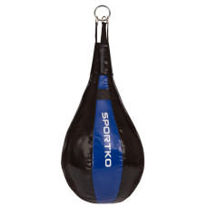 Груша боксерська підвісна краплеподібна набивна SPORTKO GP-4 60x45см кольори в асортименті