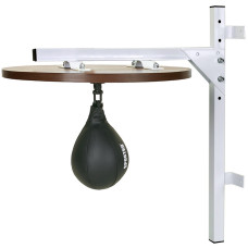 Платформа настенная регулируемая для скоростной груши с грушей в комплекте SPORTKO UR BO-4087 (верх-кожа, резин.камера, металл, l-29см, d-19см, цвета