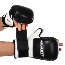 Перчатки Крабы спаринговые для MMA PU Zelart BO-4612 (р-р S-XL, цвета в ассортименте)