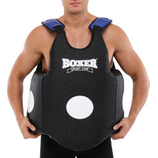 Захист корпусу пояс тренера для відпрацювання ударів BOXER 2039-02 чорний
