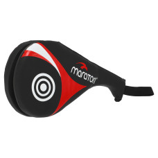 Ракетка для тхэквондо двойная (1шт) MARATON MRT023 (PU, наполнитель-пенополиуретан, р-р 21х6х42см, цвета в ассортименте)