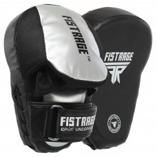 Лапа боксерська вигнута тренувальна FLEX FISTRAGE VL-8323 26x19x5см 2штуки сірий-чорний