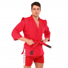 Комплект для самбо куртка шорты и пояс HARD TOUCH CO-4676 (хлопок плотность 500мг на м2, размер 0-5, рост 130-180см, цвета в ассортименте)