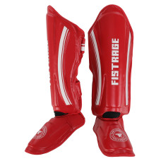 Защита голени и стопы Муай Тай, ММА, Кикбоксинг PU FISTRAGE VL-8451 (р-р S-XL, цвета в ассортименте)