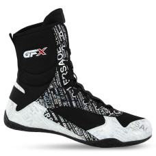 Боксерки обувь для бокса размер 36-45 GFX GF-517 (верх-PU, PL, низ-нескользящая резина, цвета в ассортименте)
