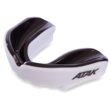 Капа боксерская одночелюстная двухслойная в футляре SP-Sport ATAK BO-1996 (термопластик, гель, р-р L для взрослых, цвета в ассорт