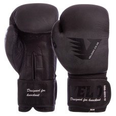 Перчатки боксерские кожаные VELO VL-8187 (размер 10-14oz, цвета в ассортименте)