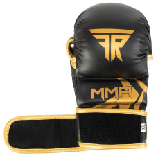 Рукавиці Краби спарингові для MMA FISTRAGE VL-5521 S-XL чорний-золотий
