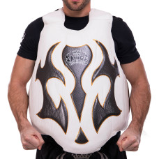 Жилет защитный для тайского бокса и кикбоксинга TOP KING Empower Creativity TKBDEM-01-SV (р-р S-XL, крепление на липучках, цвета в ассортимент