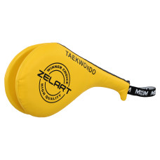 Ракетка для тхэквондо двойная Zelart F-06 (PU, наполнитель-пенополиуретан, цвета в ассортименте)