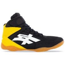 Борцівки Wrestling DIFENO W-4010-6 розмір 36-40 чорний-жовтий