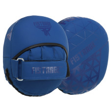 Лапа боксерская изогнутая тренировочная кожа 2штуки FISTRAGE VL-4151 (р-р 23х19х9см, цвета в ассортименте)