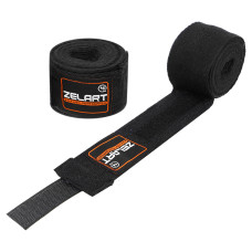 Бінти боксерські бавовна 2штуки Zelart BO-3619-4 4м кольори в асортименті